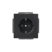 2TKA00000434 Розетка Shuko 16А 230В, Impressivo, антрацит