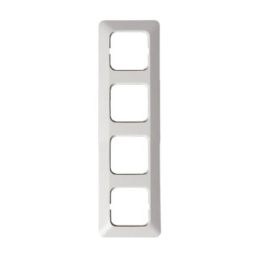 2TKA000009G1 Рамка 4-постовая, серия Jussi, белый