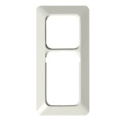 2TKA000013G1 Рамка 2-постовая, 1 пост 2Schuko + 1 пост Schuko, серия Jussi, белый