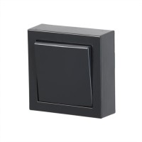 2TKA00001602 Переключатель накладного монтажа, Impressivo, антрацит