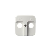 2TKA000017G1 Накладка TV/FM розетки, Jussi, белый