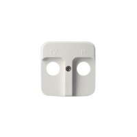 2TKA000017G1 Накладка TV/FM розетки, Jussi, белый