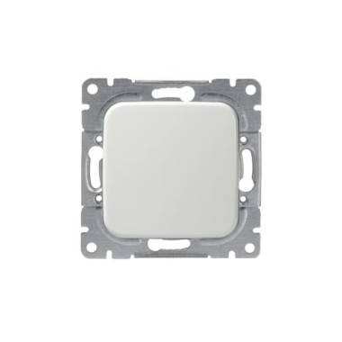 2TKA000194G1 Переключатель 1-клавишный, 16А/250 В (схема 6), серия Jussi, белый 2TKA000194G1 Переключатель 1-клавишный, 16А/250 В (схема 6), серия Jussi, белый