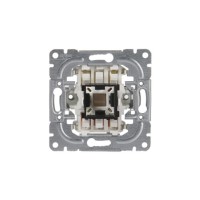 2TKA000201G1 Механизм 1-клавишного переключателя кросс, 16А/250В, (схема 7) 2 дополнительные клеммы