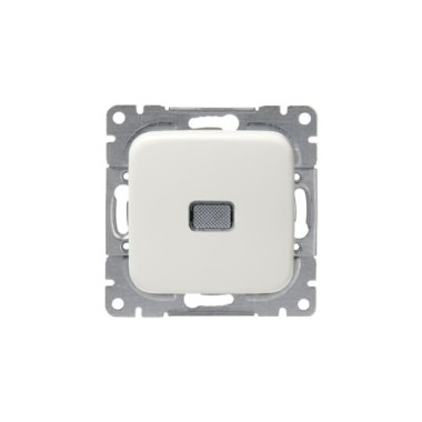 2TKA000239G1 Кнопка 1-клавишная с нормально-открытым контактом, 10А/250В, Jussi, белый