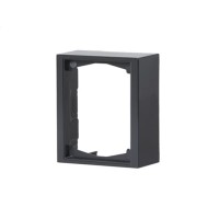 2TKA000291G1 Рамка 1 пост, Impressivo, наружный монтаж,100мм, антрацит