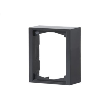 2TKA000291G1 Рамка 1 пост, Impressivo, наружный монтаж,100мм, антрацит