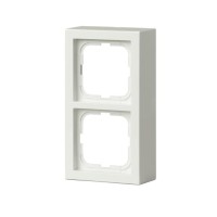 2TKA000347G1 Рамка 2-постовая, для наружого монтажа Impressivo, белый