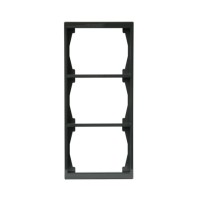 2TKA000365G1 Рамка 3-постовая, 100мм серия Impressivo, антрацит