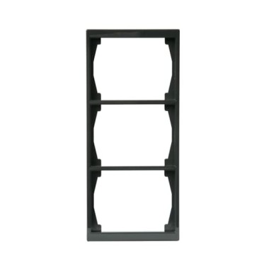 2TKA000365G1 Рамка 3-постовая, 100мм серия Impressivo, антрацит