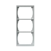 2TKA000367G1 Рамка 3-постовая, 100мм серия Impressivo, алюминий