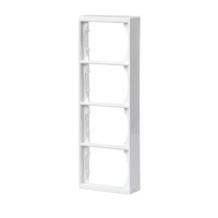 2TKA000413G1 Рамка 4-постовая, 100мм, для наружого монтажа DoubleSchuko Impressivo, белый