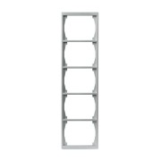 2TKA000429G1 Рамка 5-постовая, 100мм серия Impressivo, алюминий
