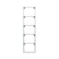 2TKA000430G1 Рамка 5-постовая, 100мм серия Impressivo, белый