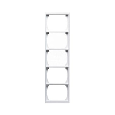 2TKA000430G1 Рамка 5-постовая, 100мм серия Impressivo, белый