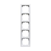 2TKA000434G1 Рамка 5-постовая, серия Impressivo, белый