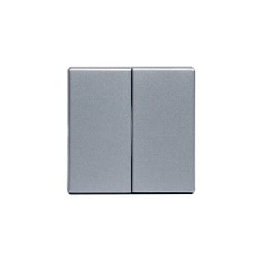 2TKA000522G1 Клавиша для 2-клавишных выключателей/перелючателей/кнопок, глухая, Impressivo, алюминий