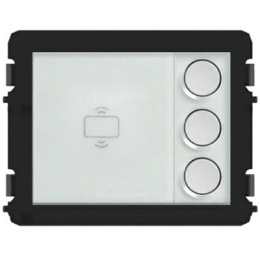 2TMA070120N0026 Клавишный модуль с тремя круглыми клавишами и считывателем IC, Mifare/NFC