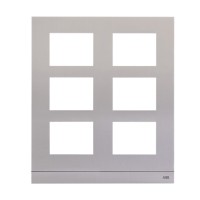 2TMA070130A0015 Рамка станции вызова, размер 1/5, серебристый