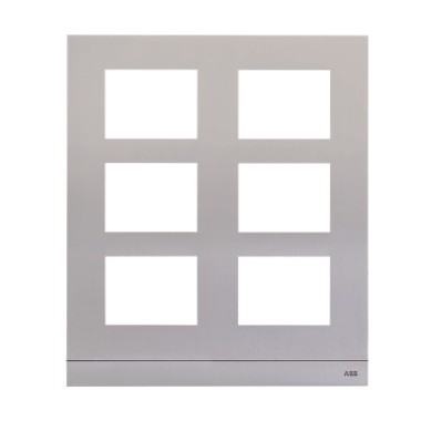 2TMA070130A0015 Рамка станции вызова, размер 1/5, серебристый