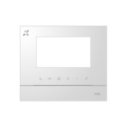 2TMA070130W0060 Рамка для абонентского устройства 4,3, белый глянцевый, с символом индукционной петли