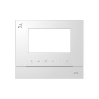 2TMA070130W0060 Рамка для абонентского устройства 4,3, белый глянцевый, с символом индукционной петли