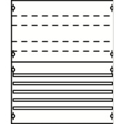 2V02A Панель с системой шин 250А 2ряда/4рейки