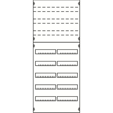 2V4KA Панель для модульных уст-в 2ряда/8реек