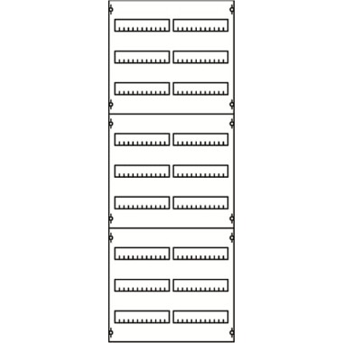 2V5A Панель для модульных уст-в 2ряда/9реек