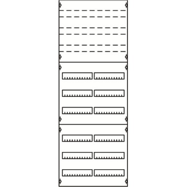 2V5KA Панель для модульных уст-в 2ряда/9реек