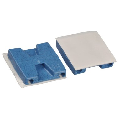 7TAG009660R0012 Основание монт. обнаруж., самоклеящеяся, ПА 66, синий, 29х29мм, 4.8мм, TC342A-NDT