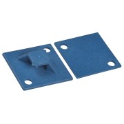 7TAG009660R0025 Основание монт. обнаруж. д/перекрест.монтажа, самоклеющ/винт, ПА 66, синий, 29х29мм, 7.6мм, TC5347A-NDT