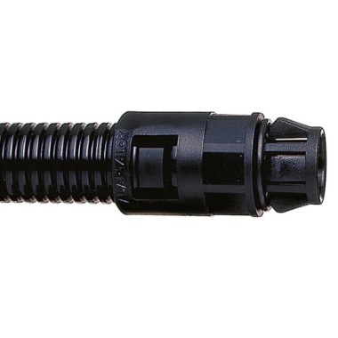 7TCA296000R0133 Фитинг AL10/KM20/A/BL, прямой, полиамид 66, черный, резьба KM20, ?10, , 10 шт.