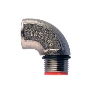 7TCA296030R0026 Фитинг B/PG9/90, 90°, никелированная латунь, резьба PG9, 10 шт. в пачке