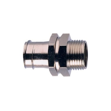 7TCA296040R0109 Фитинг SPB12/PG9/B, прямой поворотный, никелированная латунь, резьба PG9, d12, 10 шт. в пачке