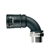 7TCA296170R0787 Фитинг AT54/M63/CSF90J/BLY, 90°, РА66/никел.латунь/эласт., черный/желтый, резьба M63, d54, 1 шт. в пачке