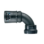 7TCA296170R0575 Фитинг AT34/U119/CSF90/BLB, 90°, РА66/алюминий/эласт., черный/голубой, резьба U119, d34, 10 шт. в пачке