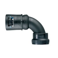 7TCA296170R0578 Фитинг AT34/U144/CSF90/BLB, 90°, РА66/алюминий/эласт., черный/голубой, резьба U144, d34, 10 шт. в пачке