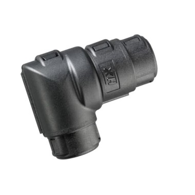 7TCA298010R0154 Разъем AMP CI, нейлон 6, черный, d8мм, угол 90, 4 вывода, CI08-90-AS4