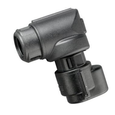 7TCA298010R0262 Разъем Bosch Compact  CI, нейлон 6, черный, d12мм, угол 90, 4 вывода, CI12-90-BC4