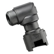 7TCA298010R0321 Разъем Deutsch CI, нейлон 6, черный, d16мм, угол 90, 12 выводов, CI16-90-DT12