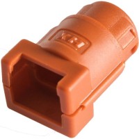 7TCA298010R1209 Разъем высокотемпер.CIH12-DT6,нейлон 6,оранжевый,d12мм