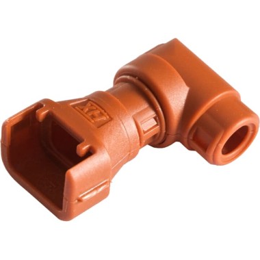 7TCA298010R1125 Разъем угловой CIH16-90-FCI14,нейлон 6,оранжевый,d16мм,угол 90