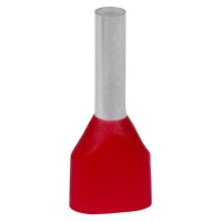 7TCA301140R0364 Наконечник каб. 2FER1008P-D, медь лужен./полипропилен, втулка, двойной, красный, 2x1мм2, 8мм, 500 шт. в пачке