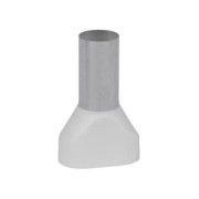 7TCA301140R0406 Наконечник каб. 2FER16025P-F, медь лужен./полипропилен, втулка, двойной, прозрачный, 2х16мм2, 25мм, 50 шт. в пачке