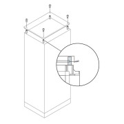 AE1015 Проставки для вентиляции шкафа (IP20)