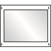 AG22S Пластрон прозрачный 2ряда/2 рейки