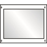 AG22S Пластрон прозрачный 2ряда/2 рейки