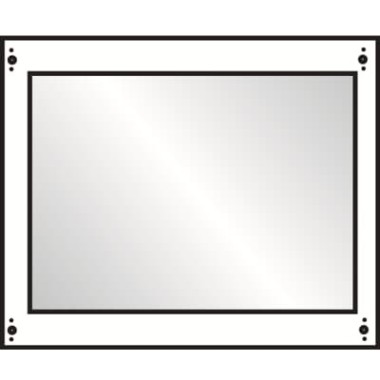 AG22S Пластрон прозрачный 2ряда/2 рейки