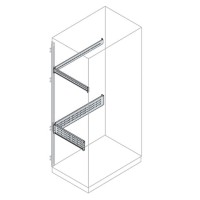 EB0550 Профиль L=500 H=100 для монтажа аксессуаров(2шт)